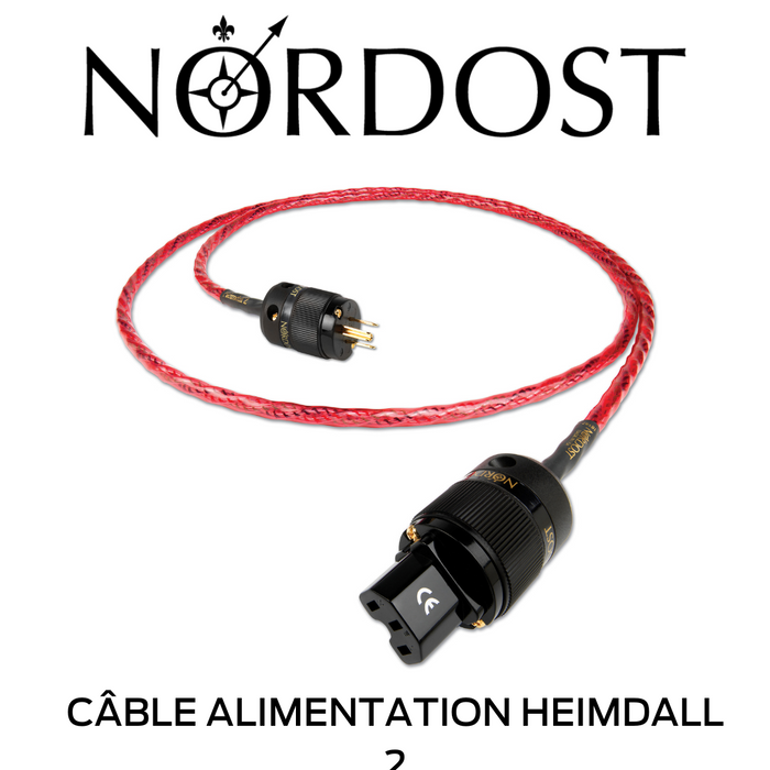 Nordost Heimdall 2 - Câble d'alimentation Micro Mono-Filament 3 x 16 AWG
