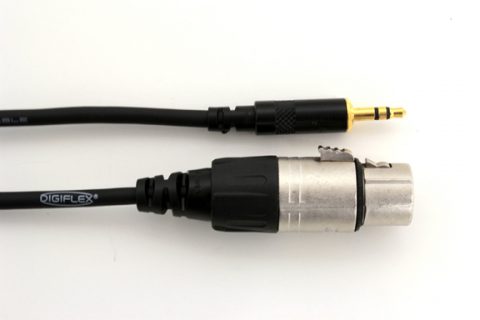 Digiflex - Câble adaptateur de ⅛″ TRS à XLR-F (série Performance) - 3 pieds
