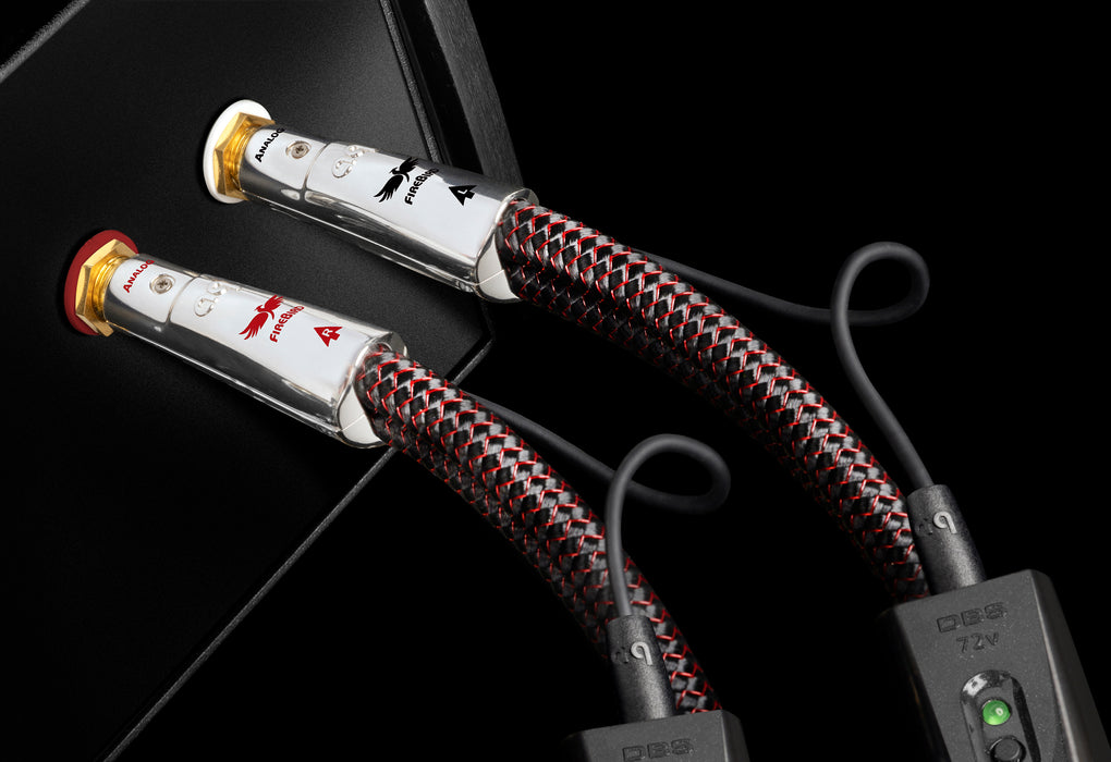 Audioquest Firebird - Câble audio RCA-RCA ◉ 72 V DBS (paire)