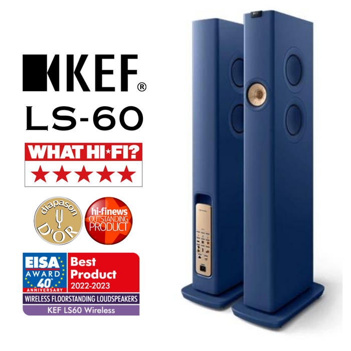 KEF LS60 Wireless - Enceintes amplifiés Intégrée de 1400W