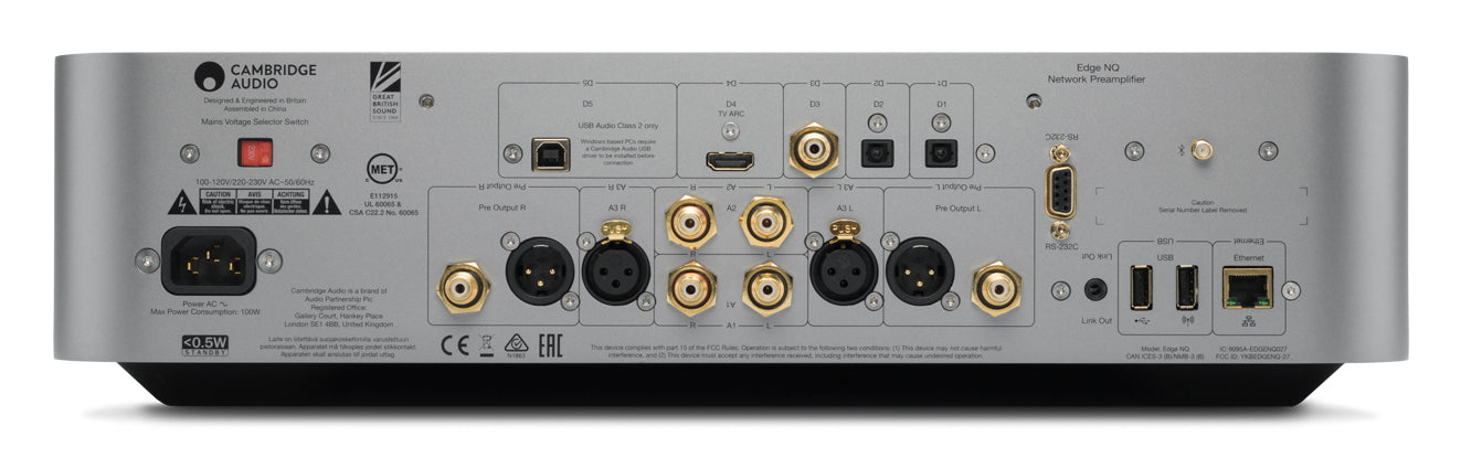 Cambridge Audio EDGE NQ - Lecteur réseau/Préamplificateur (Occasion)