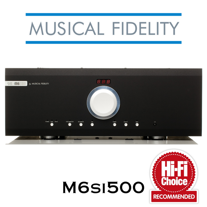 Musical Fidelity M6SI500 - Amplificateur stéréo intégré 500W/C, cinq entrées XLR