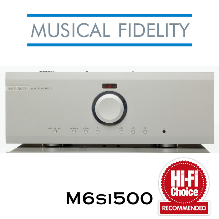Musical Fidelity M6SI500 - Amplificateur stéréo intégré 500W/C, cinq entrées XLR
