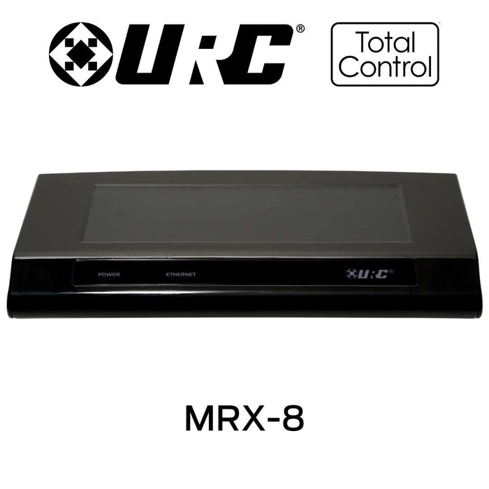 URC Total Control MRX8 - Contrôleur de système de réseau avancé haute performance fonctionne avec la famille des meilleures interfaces utilisateur de sa catégorie - télécommandes portables, écrans tactiles, claviers et applications mobiles.