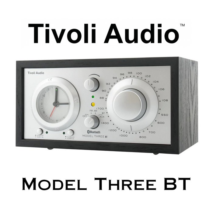 Tivoli Model Three BT - Radio-réveil AM/FM avec Bluetooth
