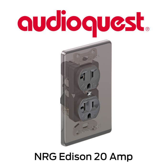 Audioquest NRG Edison 20 - Prise murale duplex 20 ampères