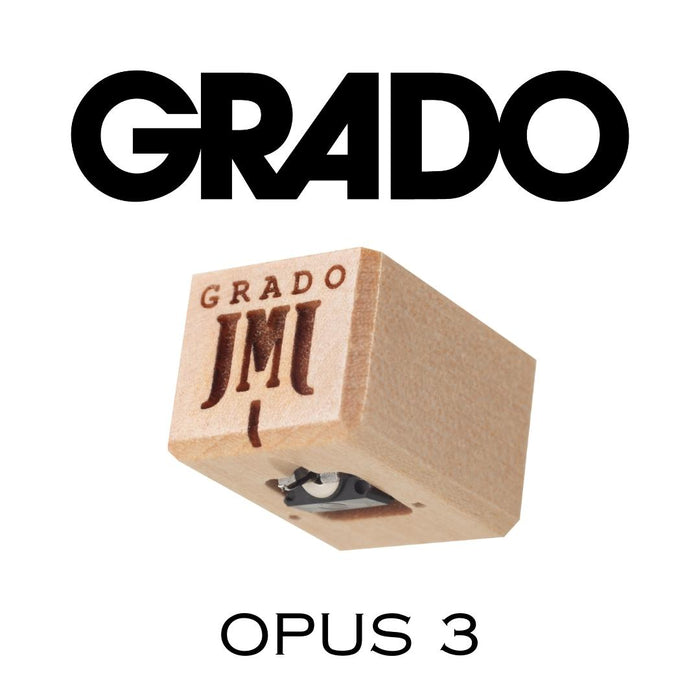 GRADO OPUS 3 - Cartouche Moving Iron (MI) Haute sortie avec boîtier en bois