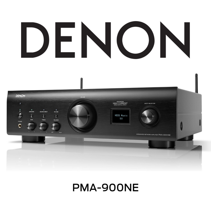 Amplificateur stéréo intégré 50Watts/Canal avec lecteur réseau intégré, entrées phono, DAC PCM1795