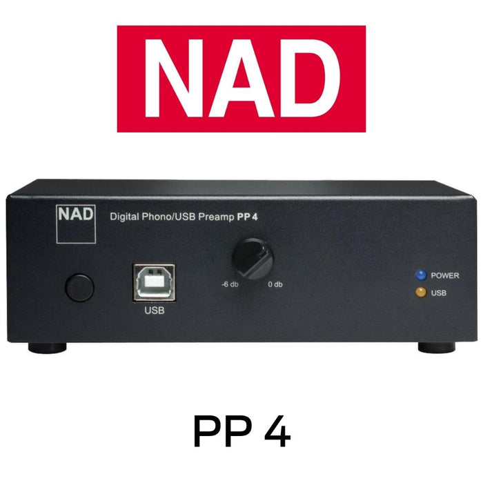 NAD PP 4 - Préamplificateur phono USB et phono numérique PP4