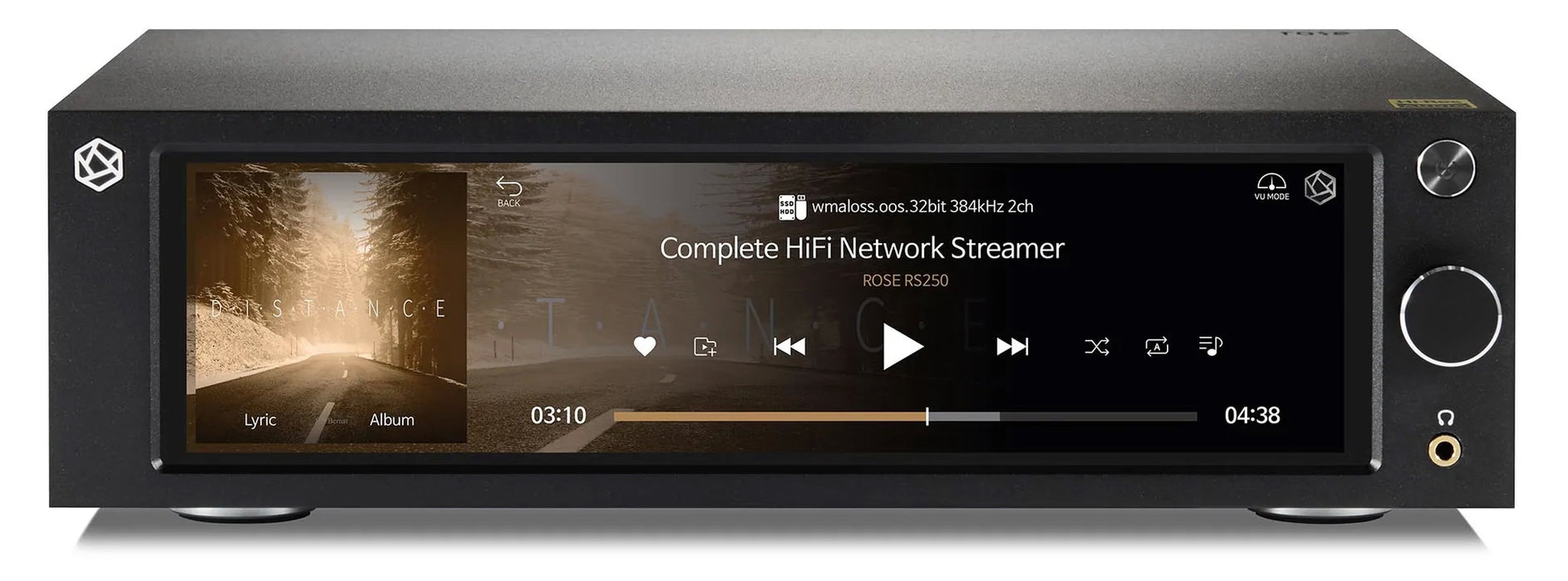 Produits HiFi Rose RS250A Argent/Noir - Lecteur réseau