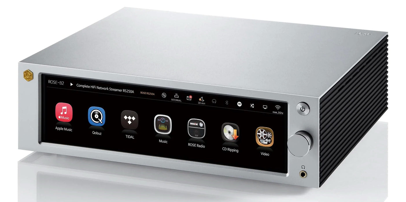 Produits HiFi Rose RS250A Argent/Noir - Lecteur réseau