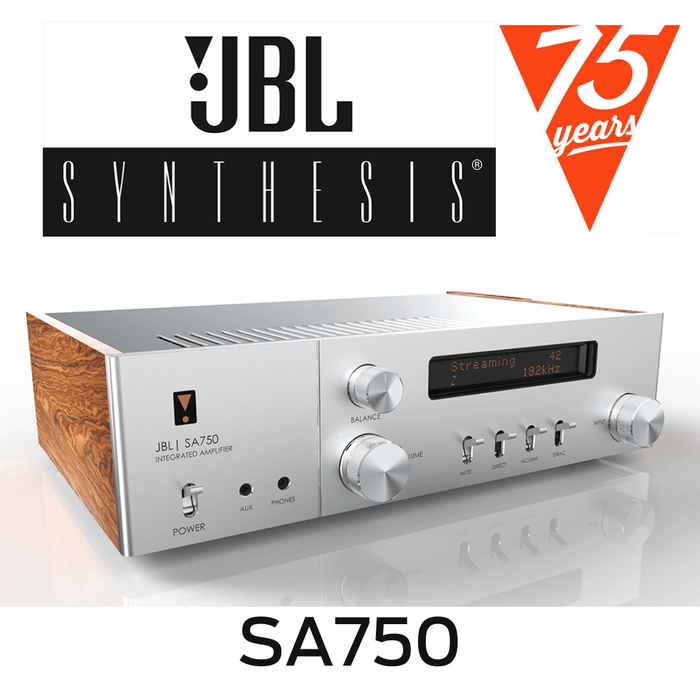JBL Synthesis - Amplificateur stéréo 120Watts/Canal | Lecteur réseau | DAC | Édition 75e anniversaire SA750