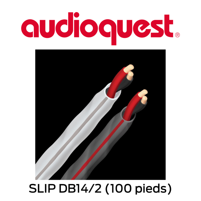 Audioquest SLiP-DB 14/2 - Câble à haut-parleurs FT4 14 AWG/2 brins
