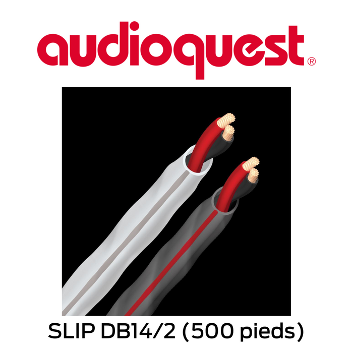Audioquest SLiP-DB 14/2 - Câble à haut-parleurs FT4 14 AWG/2 brins