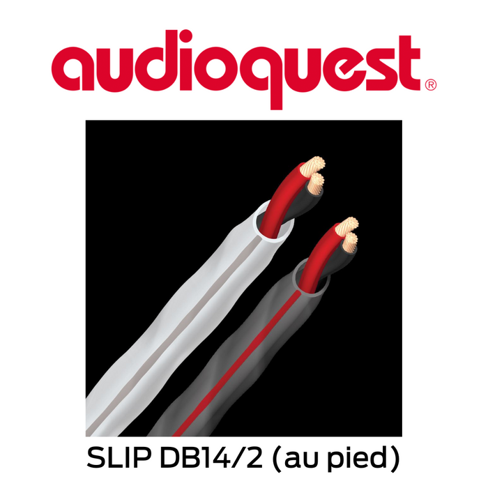 Audioquest SLiP-DB 14/2 - Câble à haut-parleurs FT4 14 AWG/2 brins