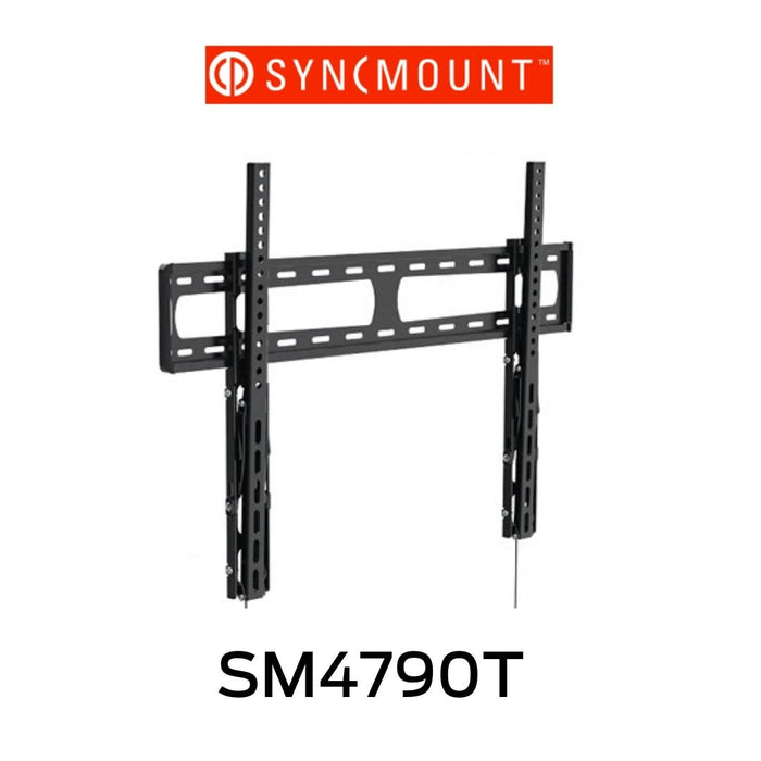Syncmount SM-4790T | Support mural fixe inclinable pour téléviseur 47"/90"