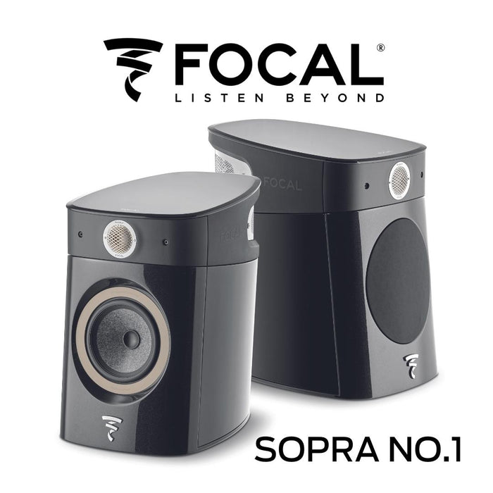 FOCAL SOPRA N°1 - Enceintes d'étagère de luxe 2 voies (la paire)