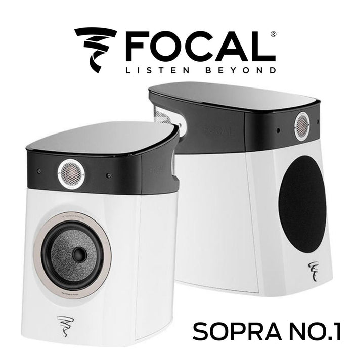 FOCAL SOPRA N°1 - Enceintes d'étagère de luxe 2 voies (la paire)