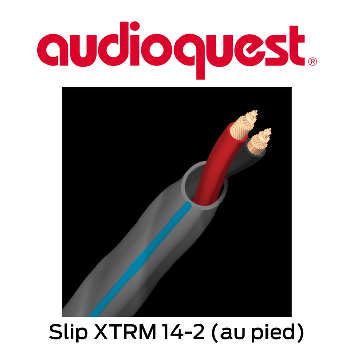 Audioquest SLiP XTRM 14/2- Câble à haut-parleurs FT4 14 AWG/2 brins