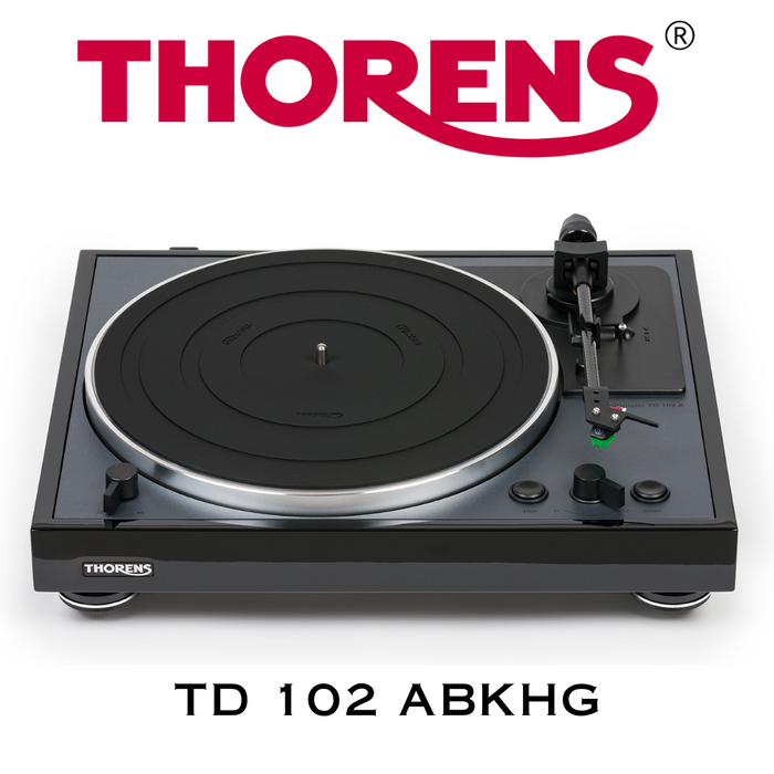 THORENS TD 102 A Noire - Table tournante + Audio-Technica ATVM95E