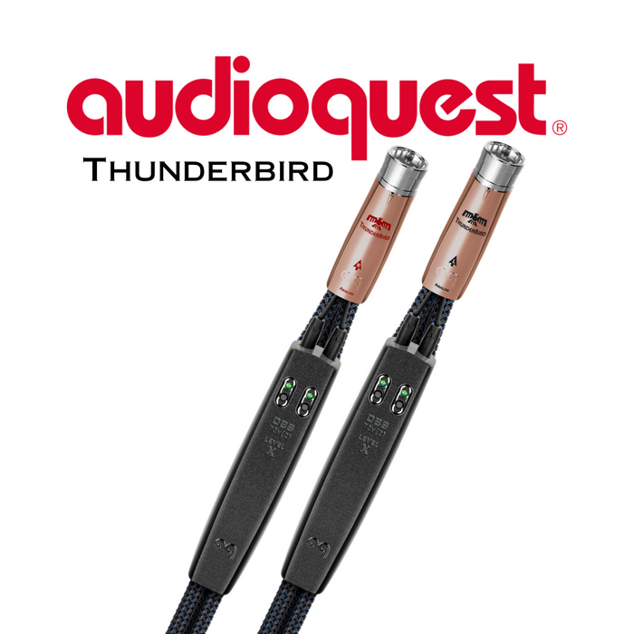 Audioquest Thunderbird - Câble audio XLR PSC +72v DBS (paire)