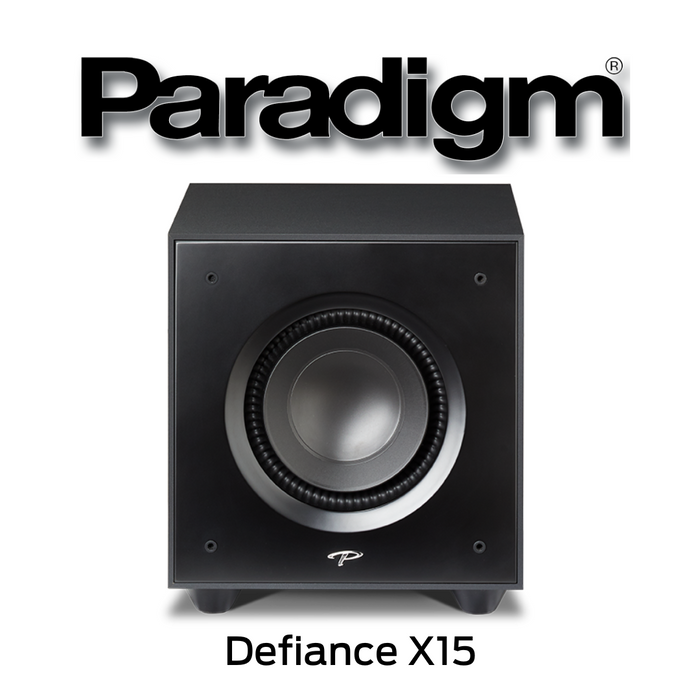 Paradigm Defiance X15 - Caisson de basses 900Watts RMS avec woofer de 15''