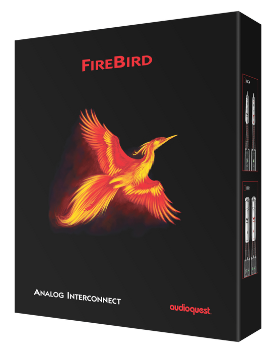 Audioquest Firebird - Câble audio RCA-RCA ◉ 72 V DBS (paire)