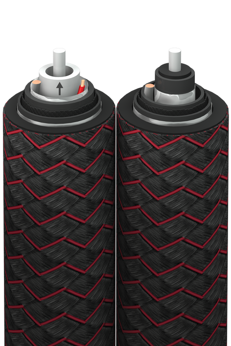 Audioquest Firebird - Câble audio RCA-RCA ◉ 72 V DBS (paire)