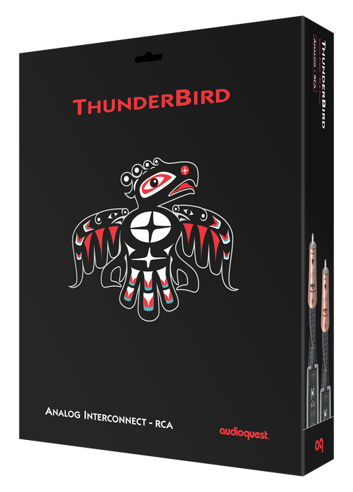 Audioquest Thunderbird - Câble d'interconnexions RCA-RCA Mâle (la paire)