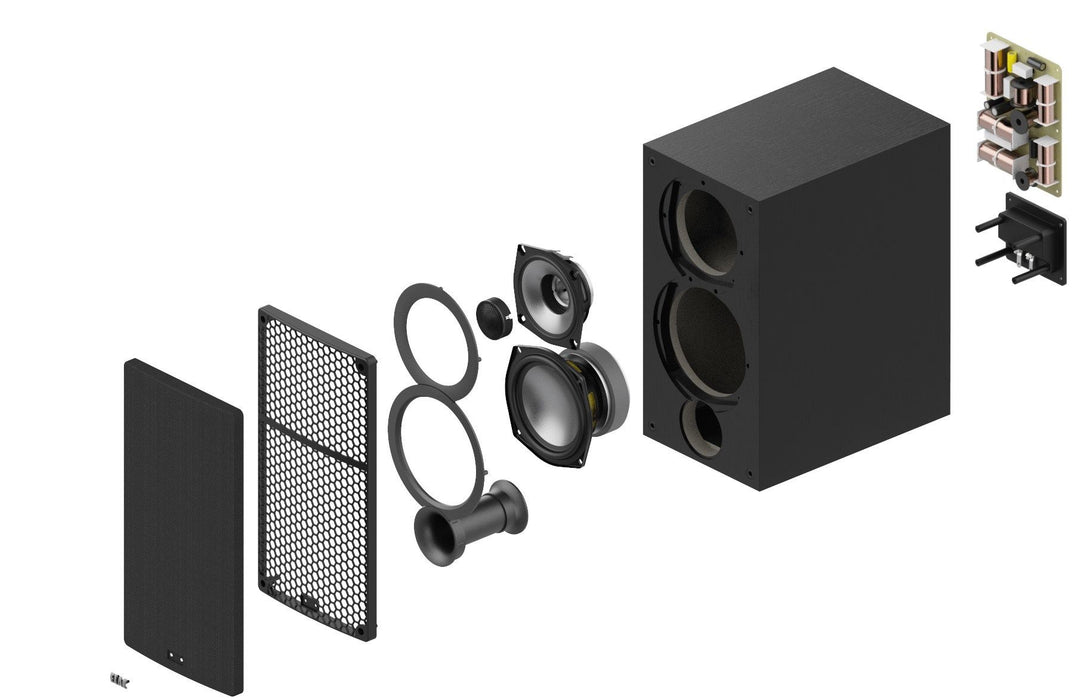 ELAC Uni-Fi 2.0 UB52 - Enceintes acoustiques d'étagère d'espace limité