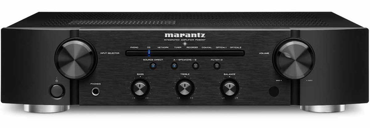 Marantz PM6007 - Amplificateur stéréo intégré 45W/C, étage phono MM de haute qualité