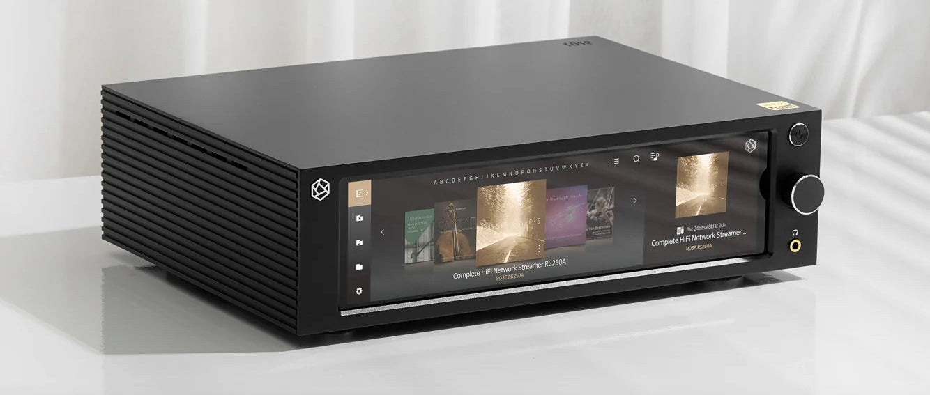 Produits HiFi Rose RS250A Argent/Noir - Lecteur réseau