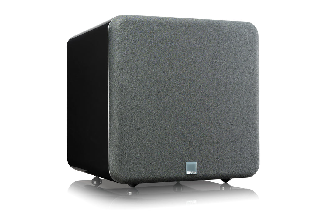 Caisson de basses compact SVS SB-1000 Pro finition laque noire piano – subwoofer clos 325W avec haut-parleur de 12 pouces pour Hi-Fi et home cinéma