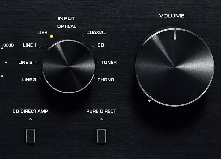 Amplificateur Yamaha AS801 : châssis haute rigidité, 100W/Canal