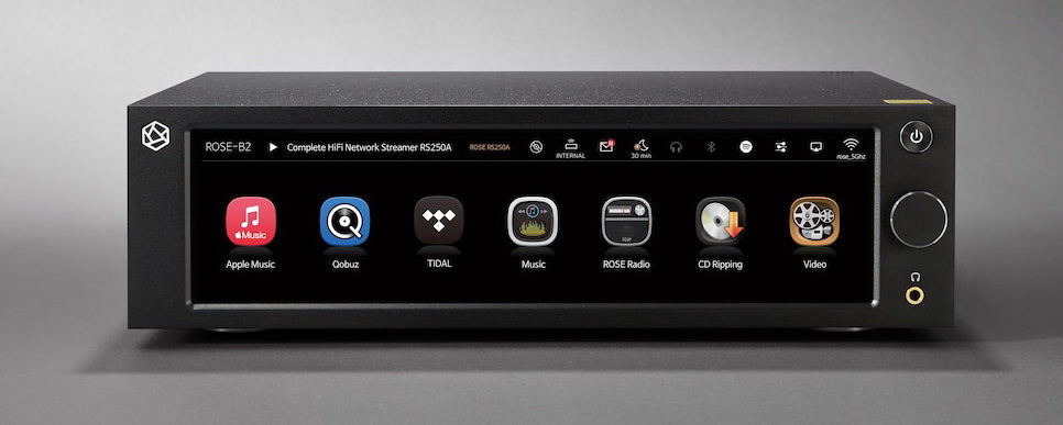 Produits HiFi Rose RS250A Argent/Noir - Lecteur réseau