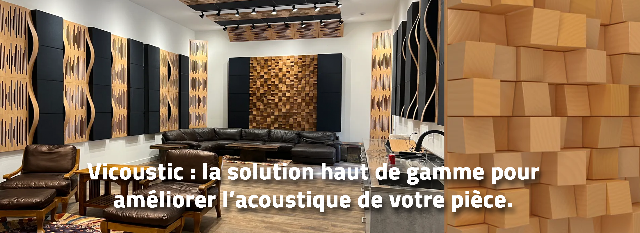Vicoustic : la solution haut de gamme pour améliorer l’acoustique de votre pièce.