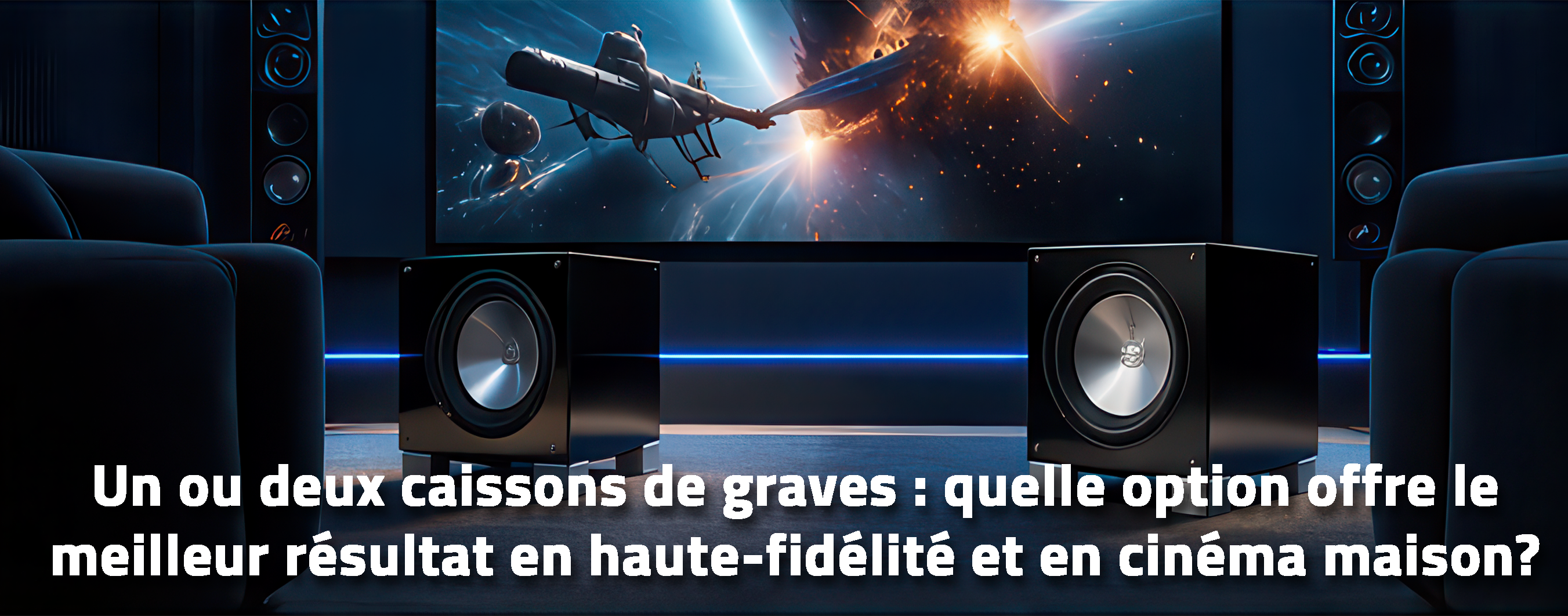 Un ou deux caissons de graves : quelle option offre le meilleur résultat en haute-fidélité et en cinéma maison?