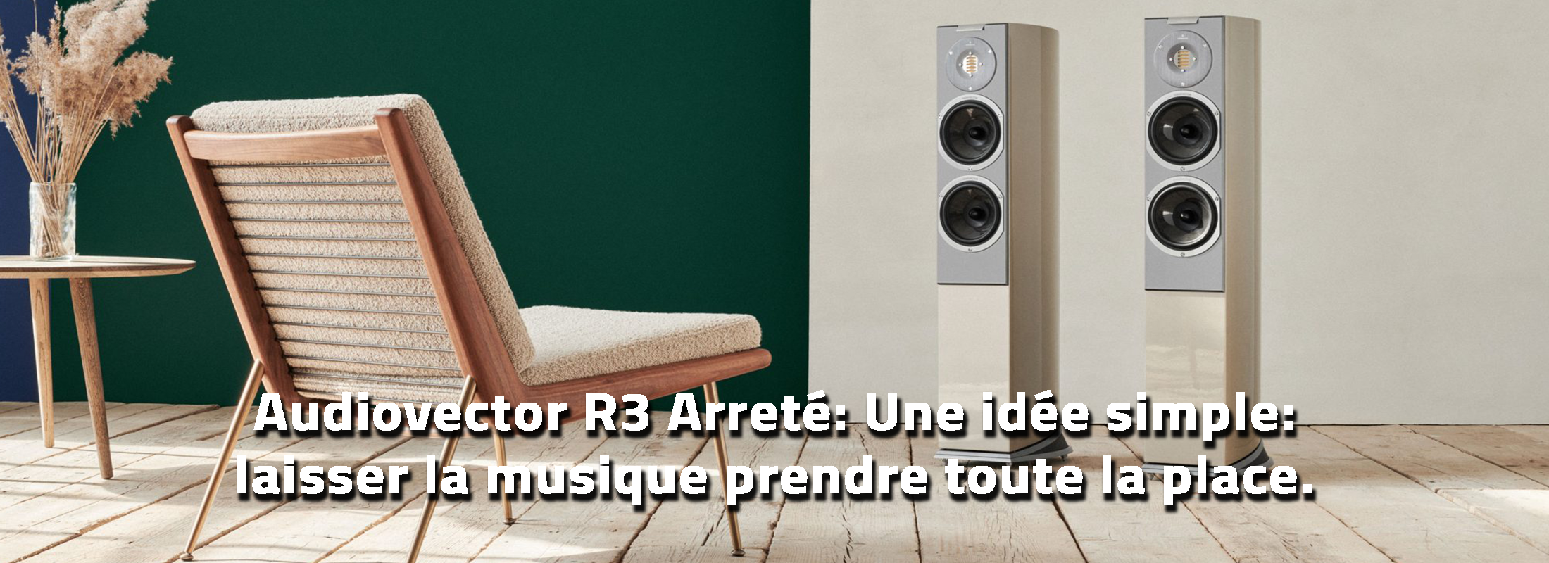 Enceintes acoustiques Audiovector Arreté R3