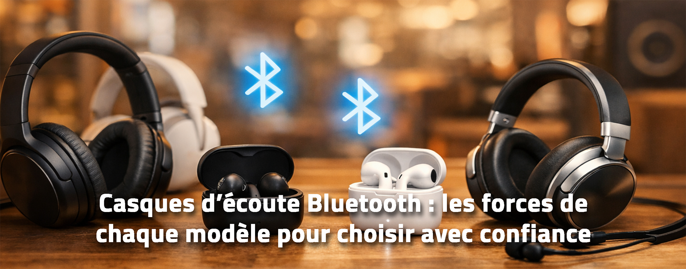 Casques d’écoute Bluetooth : les forces de chaque modèle pour choisir avec confiance