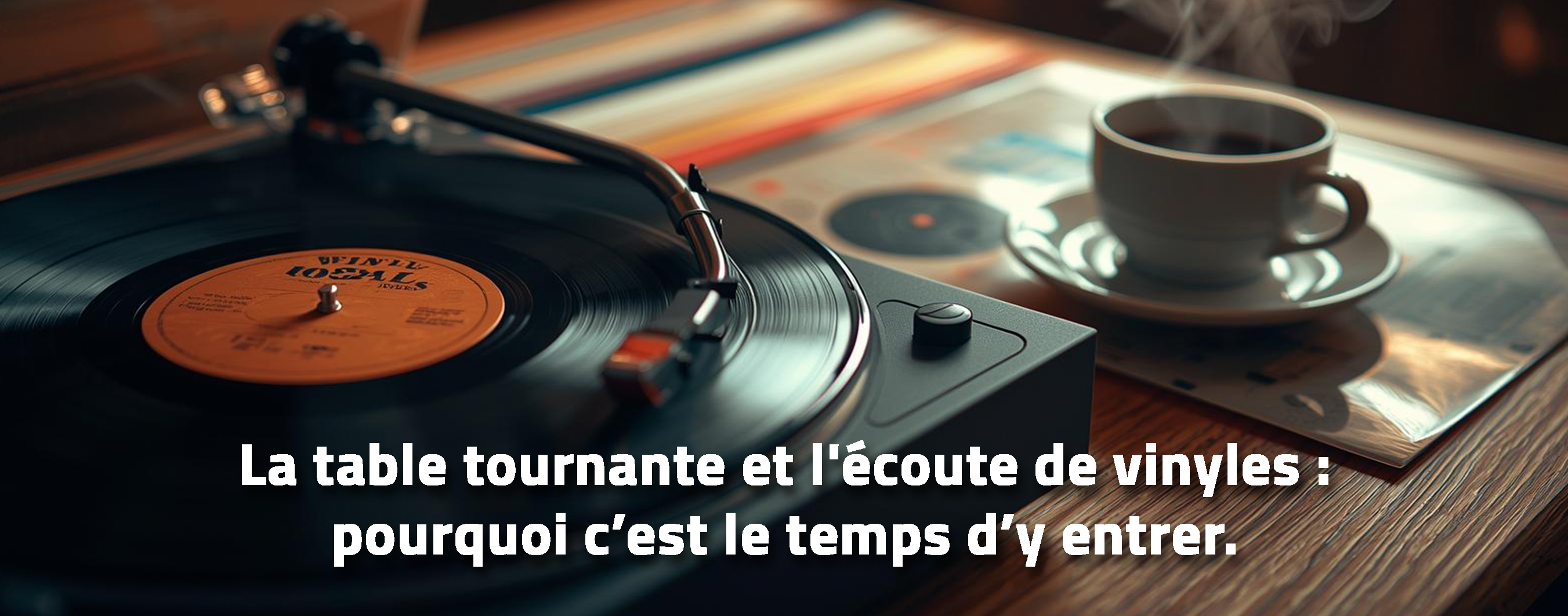 La table tournante et l'écoute de vinyles : pourquoi c’est le temps d’y entrer.