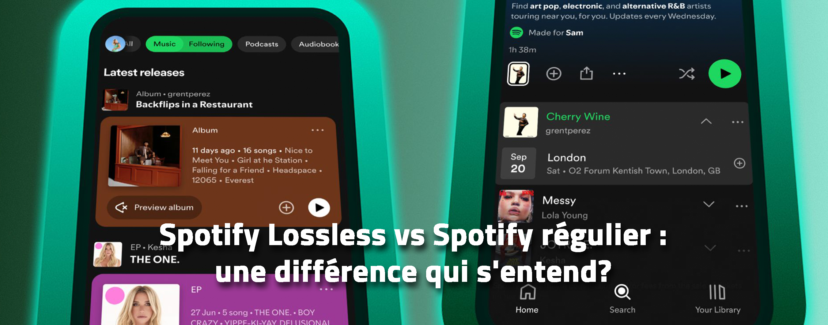 Spotify Lossless vs Spotify régulier : une différence qui s'entend?