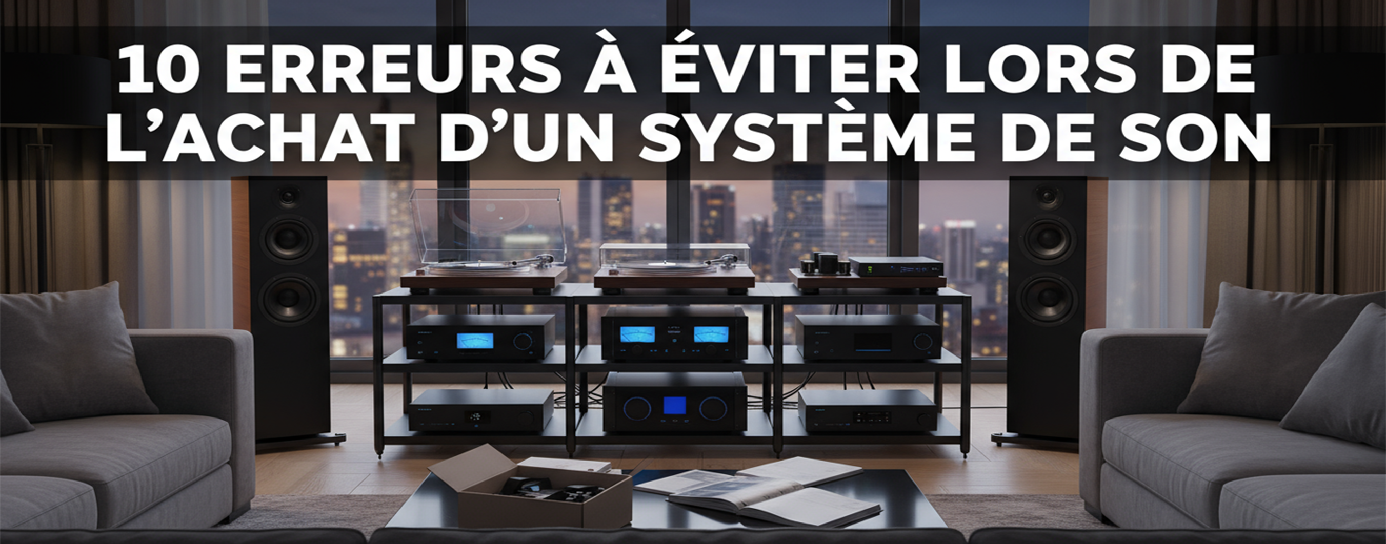 10 erreurs à éviter lors de l’achat d’un système de son.