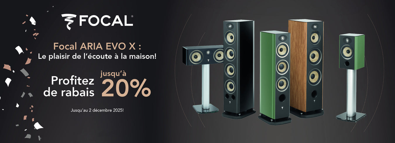 Focal ARIA EVO X : Le plaisir de l'écoute à la maison!