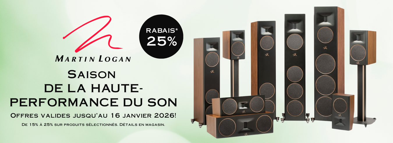 Martin Logan | Saison de la haute-performance du son 2026