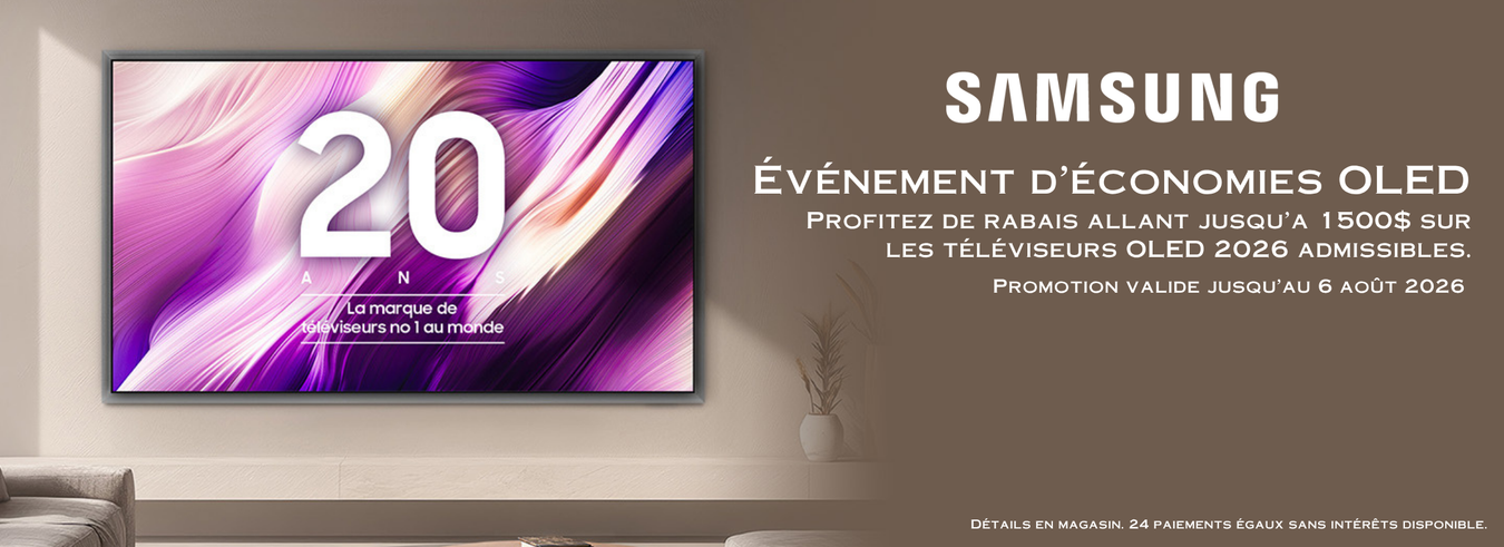 Événement d'économies OLED