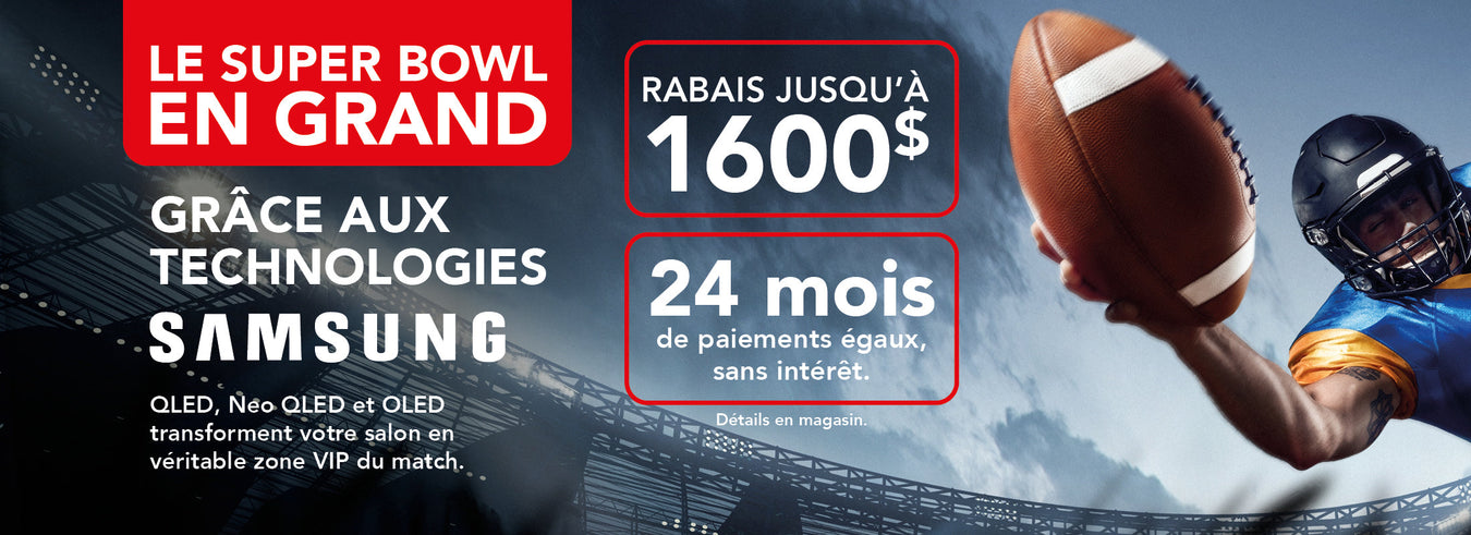 Le SuperBowl en grand! | Grâce aux technologies Samsung!