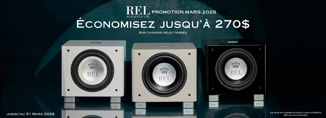 REL Acoustics | Promotions Mars 2026