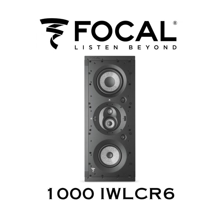 FOCAL 1000 IWLCR6 | Enceinte encastrable murale 3 voies d'excellence (Unité)