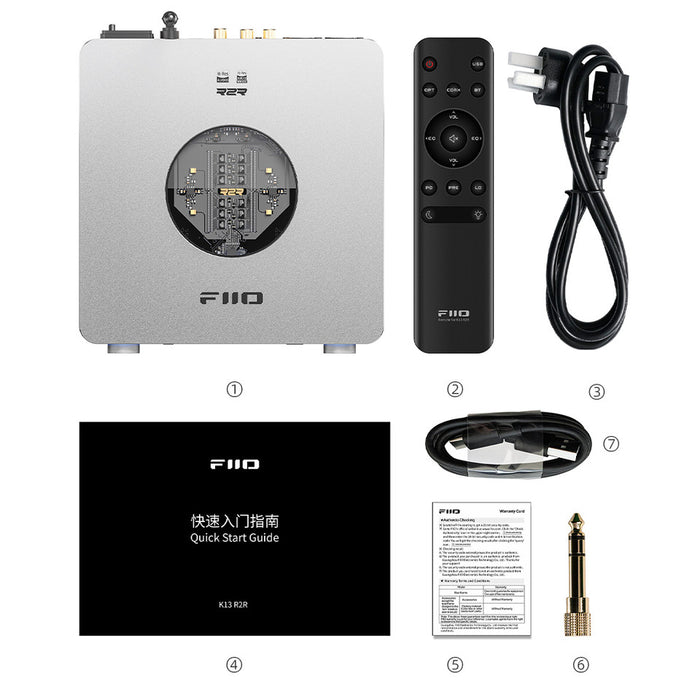 FiiO K13 R2R | Amplificateur de casques d'écoute et DAC