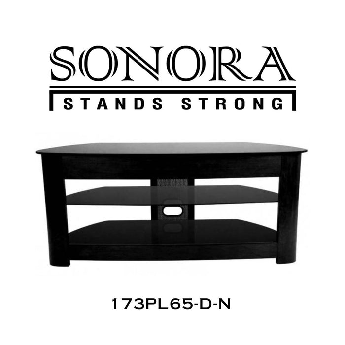 Sonora 173PL65-D - Meuble Audio/Vidéo 65" fini Noir ou Noyer